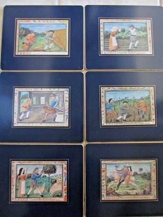 Lady Clare Renaissance Small Placemats Set Of 6 Made In England Gs
