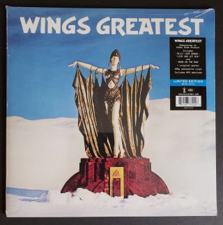 Paul Mccartney & Wings Wings Greatest 2018 Limited Edition Blue Vinyl Lp