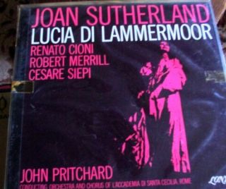 Lucia Di Lammermoor Lp Set London Blue Back