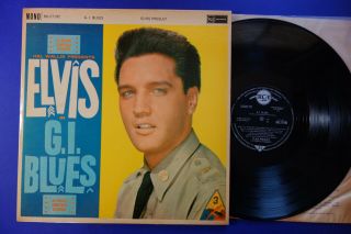 Elvis Presley G I Blues Rca 1960 - 2b - 1b Uk 1st Press Lp Ex,  Stunning