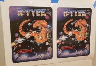 Nintendo Rtype Arcade Sideart R - Type