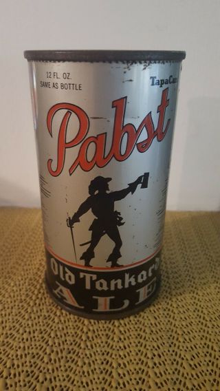 Pabst Old Tankard Ale Oi Flat Top Beer Can