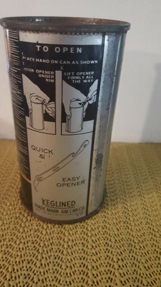 Pabst old tankard ale oi flat top Beer can 3