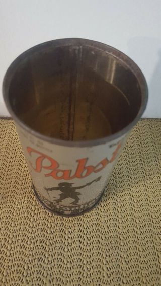 Pabst old tankard ale oi flat top Beer can 7