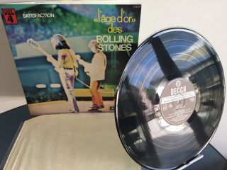 The Rolling Stones - Satisfaction L,  Age Des Rare 1973 French 1st P Vinyl Lp