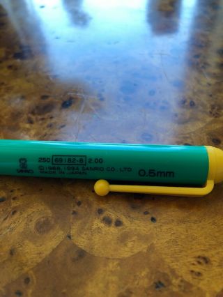 Vintage Sanrio Keroppi Mechanical Pencil 1998 4
