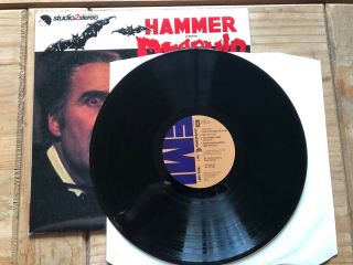 DRACULA,  HAMMER SOUNDTRACK,  VINYL,  SIGNED BY COMPOSER JAMES BERNARD,  NM,  1974 8