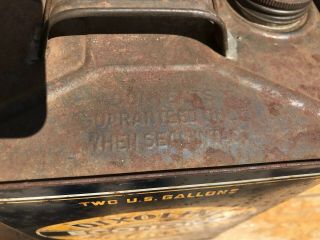 RARE Vintage Dixoline Economy Motor Oil Can 2 Gal.  Dixie Distributors Inc. 8