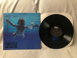 1991 Nirvana Nevermind Lp Vinyl Geffen Records ‎dgc - 2442 Vg,  /vg,  Club Pressing