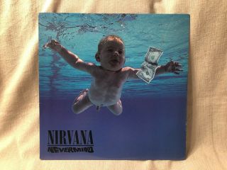 1991 Nirvana Nevermind LP Vinyl Geffen Records ‎DGC - 2442 VG,  /VG,  Club Pressing 4