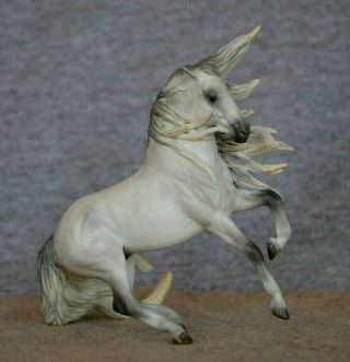 Resculpt Custom Dapple Grey Alborozo Stablemate Breyer Model Horse By Tc Ooakcm