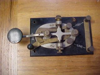 Vintage Telegraph Key Switch