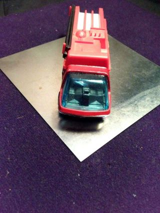Hotwheels redline Rare ENAMEL RED HeavyWeights Fire Engine truck 5