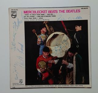 Mercblecket Beats THE BEATLES,  Rare SIGNED EP,  1964 2
