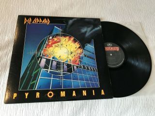 Def Leppard " Pyromania " 1st Press 1983 Mercury 810308 - 1 M - 1 Lp Vinyl Record