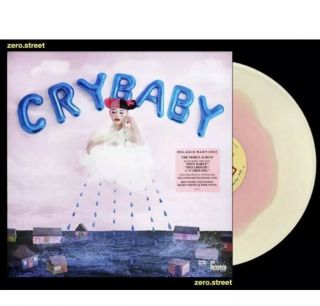 Melanie Martinez Cry Baby Lp On Pink/white Vinyl & Buttons