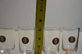 CRISTALLIN SOPHIENTHAL AMBERG SCHNAPS YORK GLASSES SET OF 4 BARWARE FOR TOSCANY 4