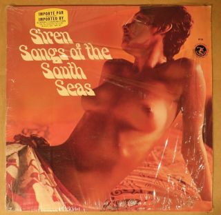 Siren Songs Of The South Seas Lp With Topless Girl On Cover/olympic Records 6153