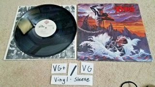 Vg,  /vg Dio Holy Diver Heavy Metal Record Lp Vinyl Black Sabbath