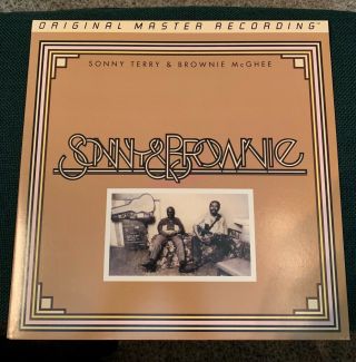 Sonny Terry & Brownie Mcghee.  Sonny & Brownie.  Mfsl White Label Promo.  Near