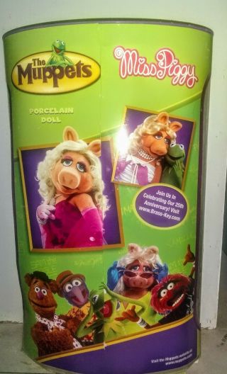 The Muppets Miss Piggy Porcelain Dolls 2006 12” Tall 4