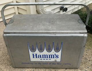 Vintage Hamm ' s Beer Cooler 