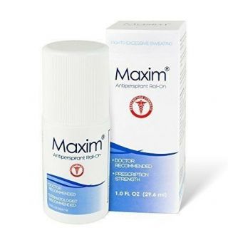 Maxim Antiperspirant Roll On - Prescription Clinical Strength (1 Oz) 96 Hours