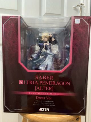 Fate/grand Order Saber/altria Pendragon [alter] Dress Ver.  1/7 Pvc Figure Alter