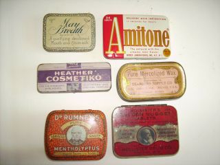 Misc.  Patent Medicine Tins