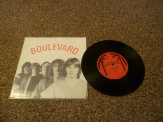 Boulevard Dawn Raid 7 " Vinyl Single Picture Sleeve Nwobhm Heavy Metal 1981