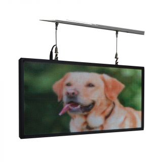 27 " X 14 " Full Color Programmable Window Led Sign Display Images Animations Text