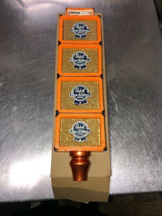 Pbr Orange Amp Tap Handle Rare Pabst Blue Ribbon.  Very Rare