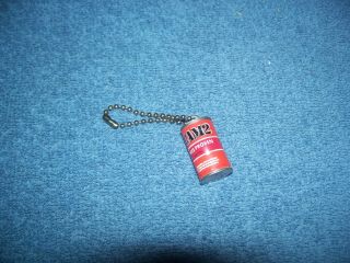 Rare Vintage Cam2 Cam 2 Racing Motor Oil Can Miniature Advertising Keychain 1 "