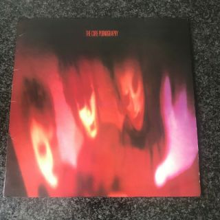The Cure Pornography Vinyl 12 " Uk Fixd7 Vg,  /vg,  1982 With Inner