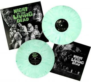 Night Of The Living Dead Soundtrack 2x Lp Colored Vinyl Waxwork Records Oop