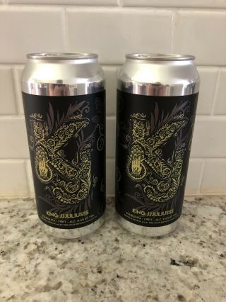 Tree House Brewing King Jjjuliusss - 2 Can Collectible Set.  Rare Release 6/12/19