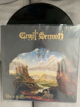 Crypt Sermon - Out Of The Garden Black Vinyl Lp Dark Descent Records Rare