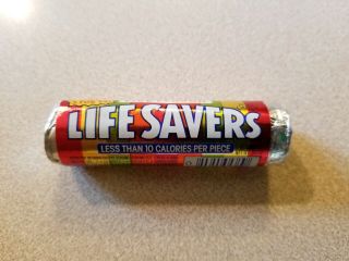Vtg Lifesavers Five Flavor Candy Package