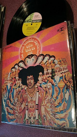 Jimi Hendrix Axis Bold As Love Tri Color Orig Steamboat Label Reprise 6281 Vg,