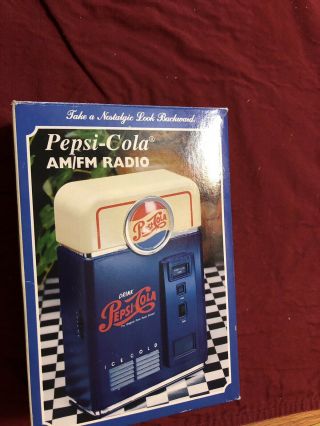Vintage Pepsi - Cola Am/fm Radio Sill