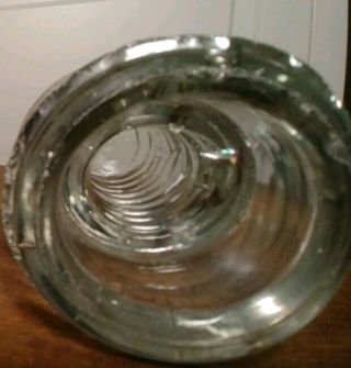 - W.  E.  MFG.  CO.  PATENT DEC 19 1871 W.  U.  Old Telegraph Glass Insulator 6