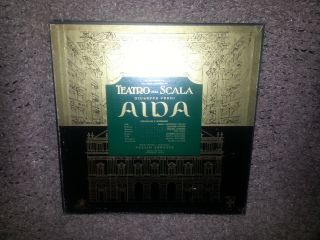 Aida Teatro Alla Scala Giuseppe Verdi Maria Callas 3 Vinly LP Record Set - EX 2