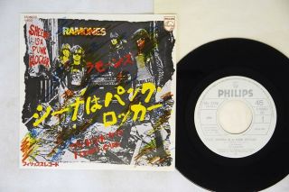 Ramones Sheena Is A Punk Pocker Philips Sfl - 2208 Japan Promo Vinyl 7