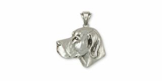 Great Dane Pendant Jewelry Sterling Silver Handmade Dog Pendant Dn2 - P
