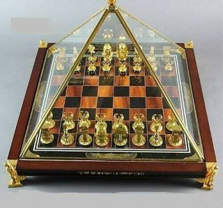 Franklin Gold Plated Chess Kit