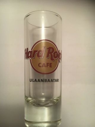 Hard Rock Cafe Shot Glass Ulaanbaatar