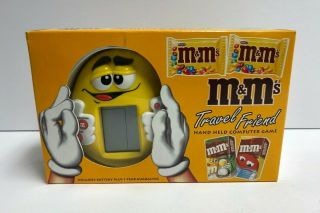M & M S Travel Friend Hand Held Computer Game