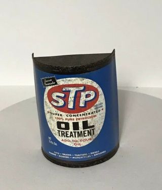 Stp Motor Oil Can Wall Hanging Or Shelf Decoration Man Cave Gasoline Decor
