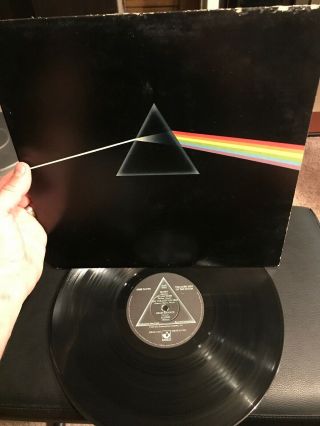Pink Floyd The Darkside Of The Moon Harvest 1973 Gramophone Vinyl Record Album
