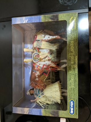 Breyer Horse - 1284 Indian Pony & Leotie